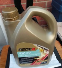 Redex 5w-30 Fully Synthetic Engine Oil C2 For Citroen & Peugeot Vehicles.