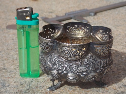 Antique repousse pierced - repousse,