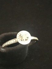 LEVIAN SIGNED NATURAL 43.3/8ctw  CHOCOLATE DIAMOND HALO 18K STRAWBERRY GOLD RING