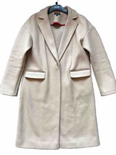 Topshop Camel Coat Wool Mix