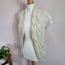 Jane Norman Y2k Cream Shrug