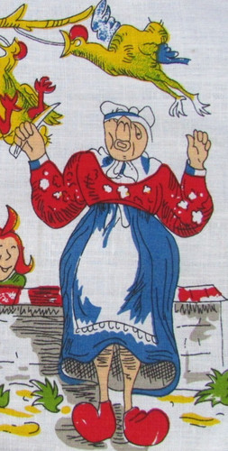 Vintage retro handkerchief - retro,