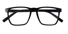 Reading Glasses Large Lens Square Frame & Case Retro Mens Womens UK