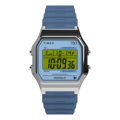 Timex t80 34mm resin strap - timex,