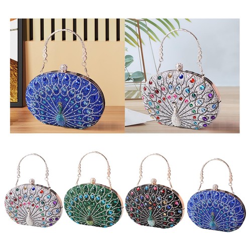 Peacock pattern handbag - peacock,