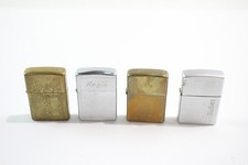 Zippo Pocket Lighter Tobacciana Collectables Good Spark Inc Silver & Engraved