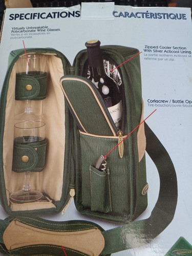 Picnic deluxe insulated - picnic, wine
