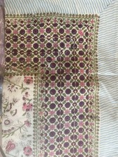 Block Printed 100% cotton  Tablecloth Boho Floral