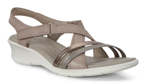 Ecco taupe leather felicia - ecco,