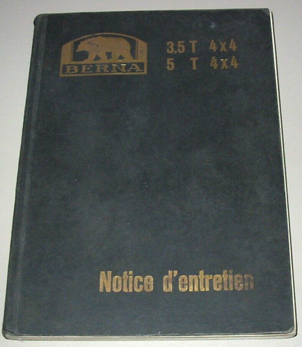 Notice entrietien berna 5 - notice,