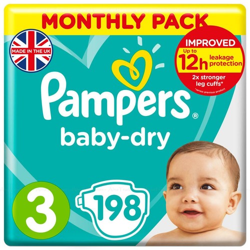 Pampers baby dry nappies - baby,