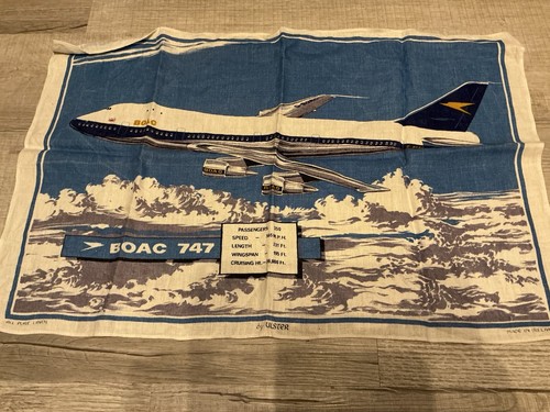 Vintage boac 747 airplane - 747,