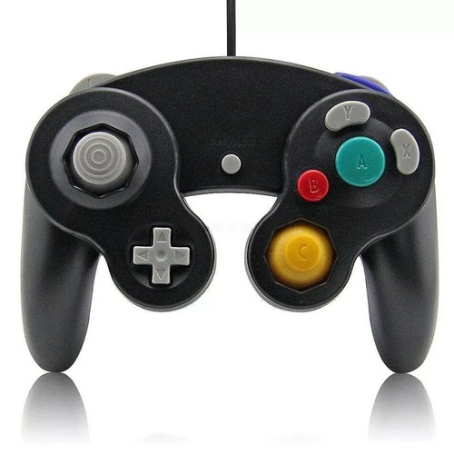 Black wired ngc controller - wired,
