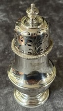 Mappin & Webb Silver Plate Sugar Caster – White Star Line Titanic Era c.1910