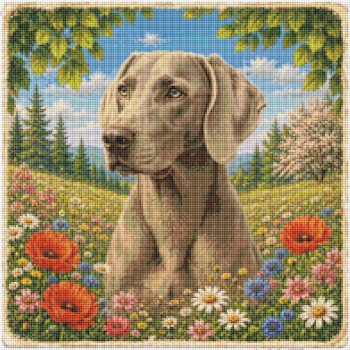 Weimaraner puppy dog summer - puppy,