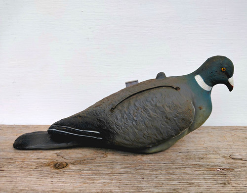 Vintage rubber wood pigeon - rubber,