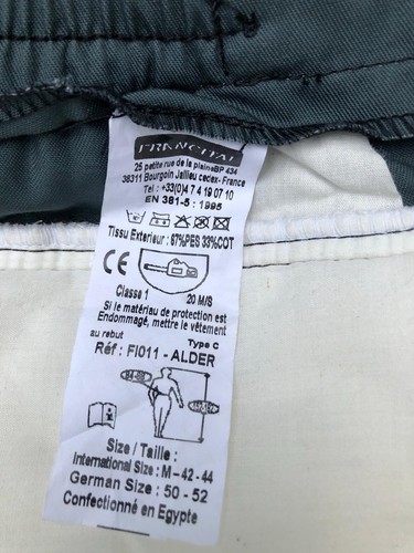 Chainsaw trousers