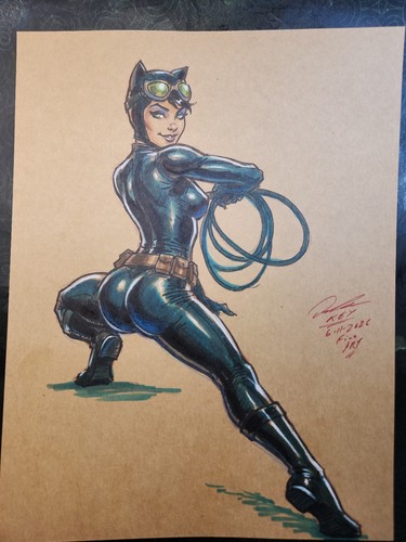 Catwoman original art - catwoman,
