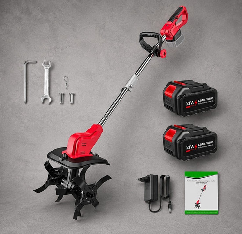 Cordless 21v garden cultivator - cordless,