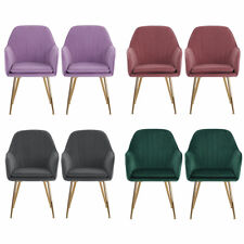2/4x Velvet Dining Chairs