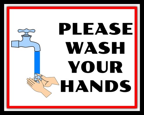 Wash your hands loo toilet - wash,