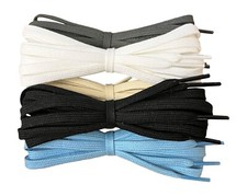 6/7 mm Flat Cotton Trainer Laces - Replacements for Hi-tops Nike Adidas Boxing