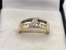 9ct Gold Ladies Sapphire &