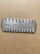 Vintage Wire Gauge  7-26.Vusic  Made In England