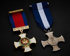 Elizabeth II Military Medals. Distinguished Service Order, Cross. DSO DSC ERII