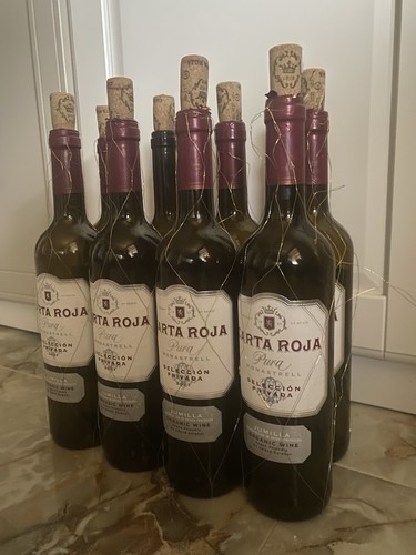 Wine bottles eight empty - wine,