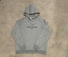 Men’s Fred Perry Grey Hoodie
