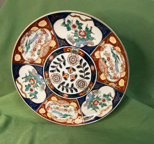 Gold imari hand painted - gold, japan