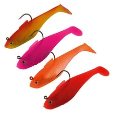 Sidewinder Super Shads-Cod Bass Pollock Ling Halibut Sea Fishing Lures