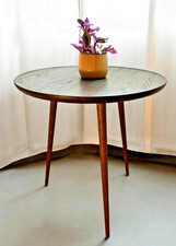 Mater Accent Café Table – Space Copenhagen Design Solid Oak Sirka Grey Finish