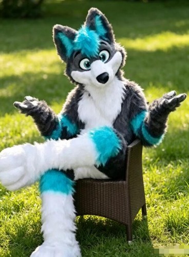Long fur husky dog - long,