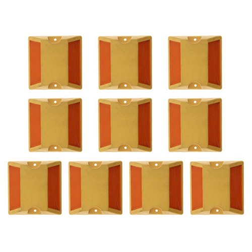 10xyellow plastic reflective - 10xyellow,