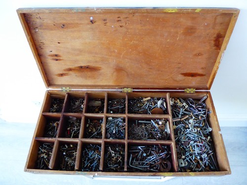 Vintage hand made wooden - made,