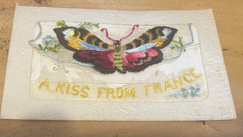 Ww1 1917 butterfly embroidery - ww1,