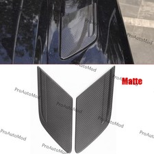 Matte Carbon Fiber Front Hood