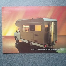 1979 FORD TRANSIT Mk2 CAMPER VAN/MOTORHOMES Sales Brochure Good condition