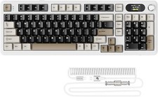 ATTACK SHARK X98PRO Mechanical Wireless Gaming Keyboard LED Color Display Number