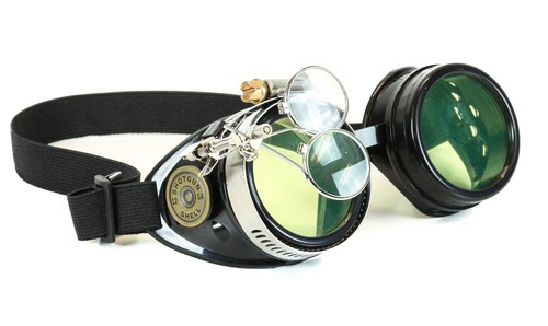 Steampunk goggles bullet shell - goggles,