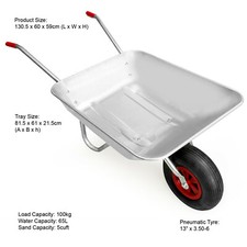 Heavy duty 65l galvanised - duty,