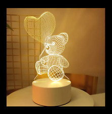 7 Colours 3D LED Light Teddy
