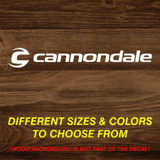 Cannondale Bikes Vinyl Decal