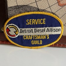 Vintage Patch Detroit Diesel Allison Trucks Parts Service Uniform 