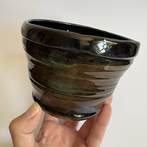Vintage studio pottery plant - vintage,