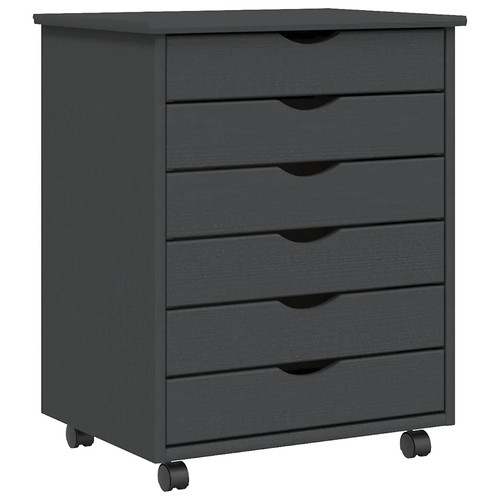 Rolling cabinet with drawers - cabinet,