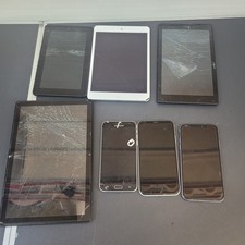 Job Lot of x7 Various Tablets Spares Or Repairs  Samsung Apple etc