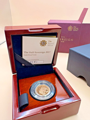 2017 gold proof half sovereign - 2017,